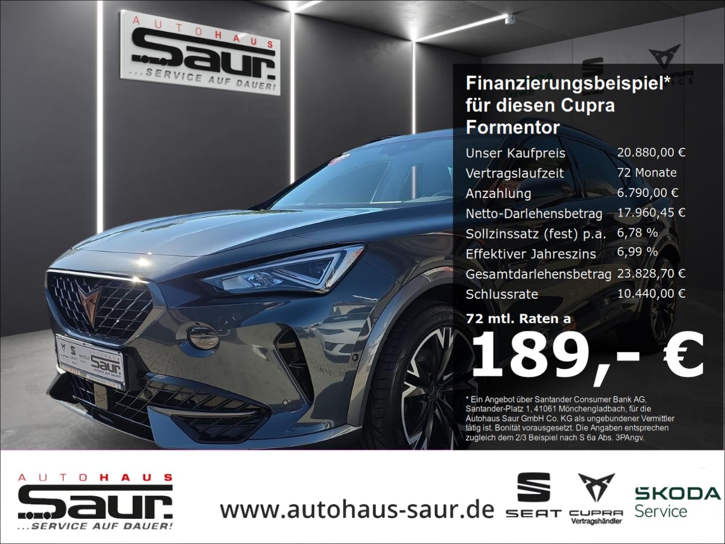 Cupra Formentor 1.5 TSI  RÜCKFAHRKAMERA NAVI SHZ KESSY
