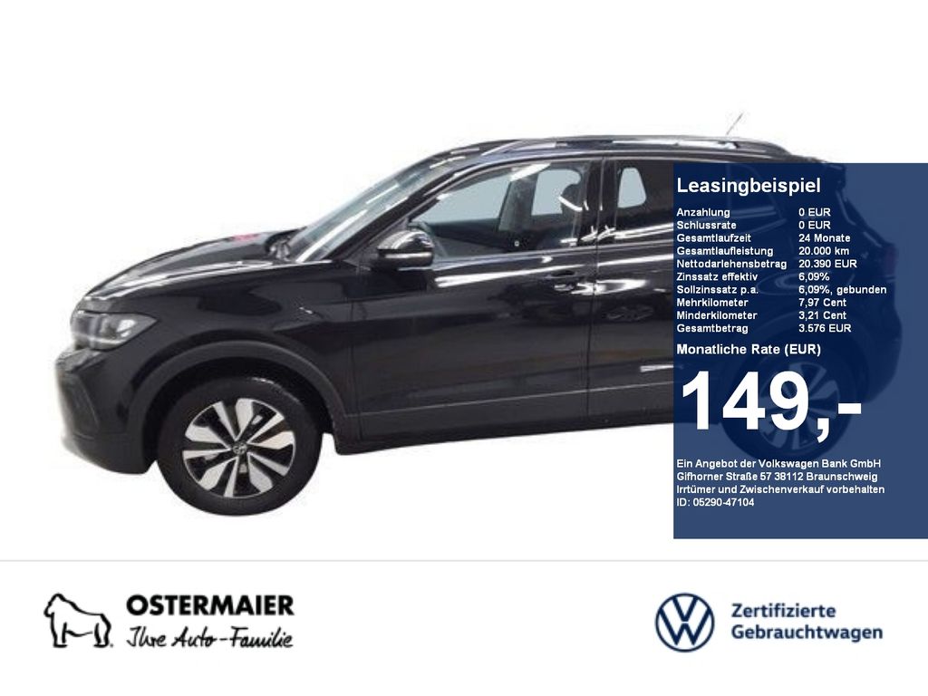 Volkswagen T-Cross GOAL 1.0TSI 95PS ACC.5J-G.KAMERA.NAVI+VC