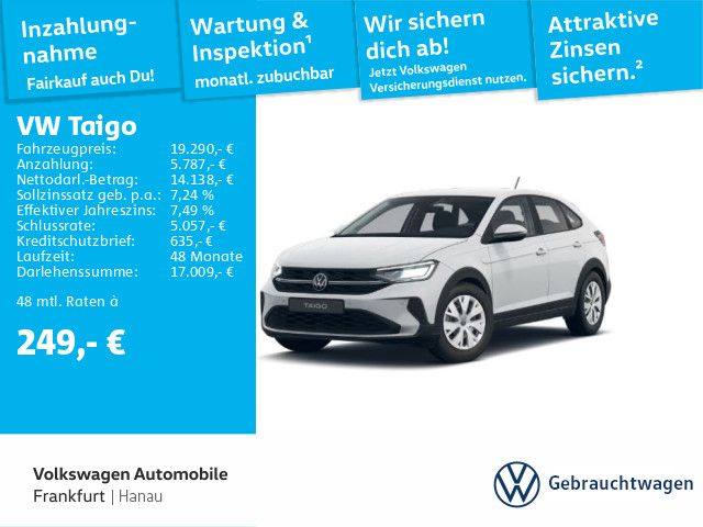 Volkswagen Taigo 1.0 TSI FrontAssist LaneAssist DAB+ LED