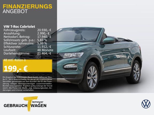 Volkswagen T-Roc Cabriolet STYLE LM17 ALLWETTER SITZHZ VIRT