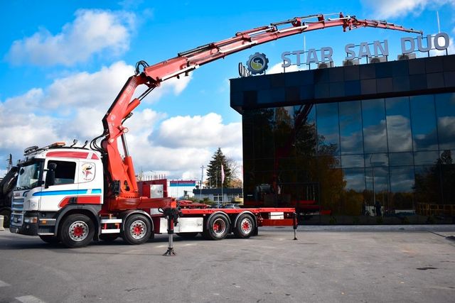 Scania R 520 8x2 FASSI F 660 EURO 5 FLY JIB KRAN CRANE