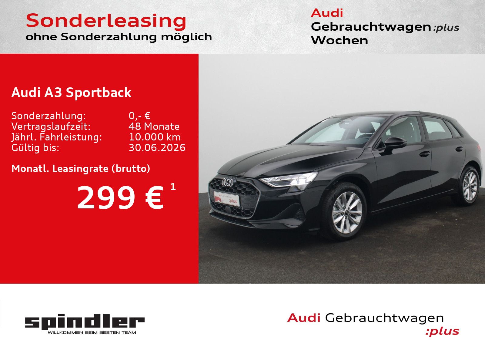 Audi A3 Sportback TFSI/ MMI-Navi+, ParkAssi, LED, RFK