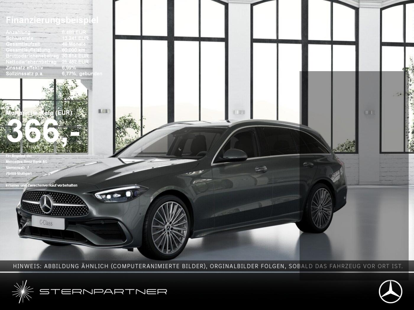 Mercedes-Benz C 200 T AMG+MBUX+Ambiente+CarPlay+Totwinkel+AHK