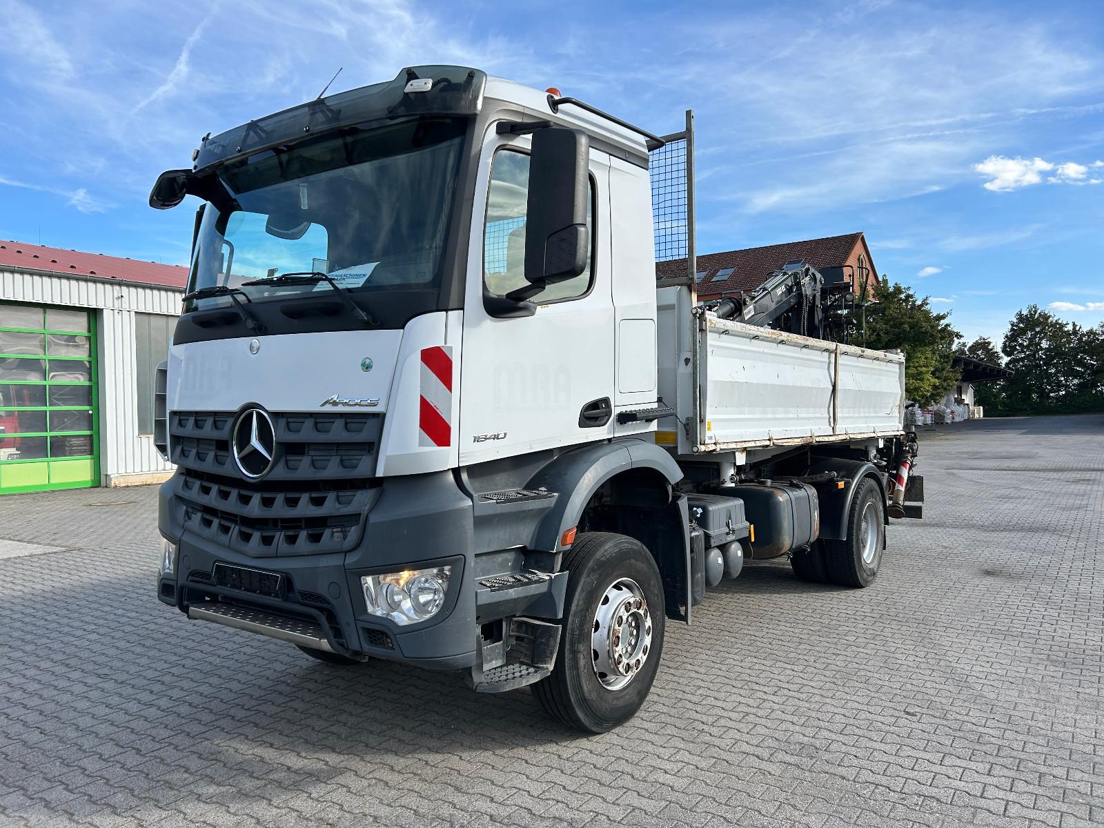 Mercedes-Benz Arocs 1840 BB 4x2 / Hiab 1100 RS79 + Greifer