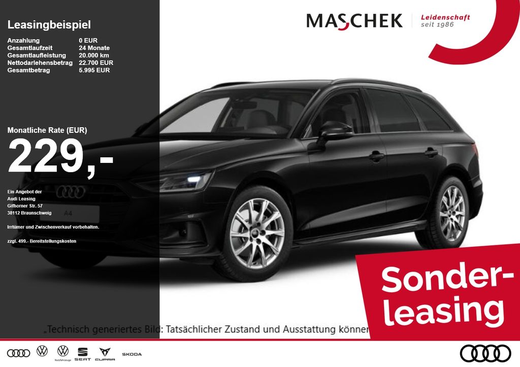 A4 Avant *Sonderleasing* 35 TFSI S tronic Navi P