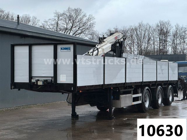 Pacton T3 Roll Kran Auflieger Hiab 130R Lift/Lenk/Lenk