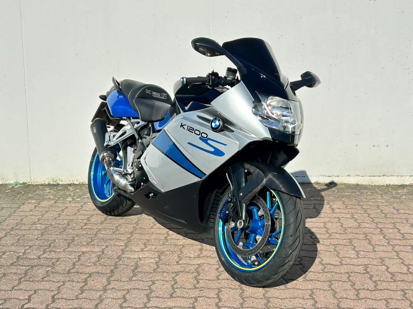 BMW K 1200 S Carbon, Shark-Sportauspuff, ESA, ABS