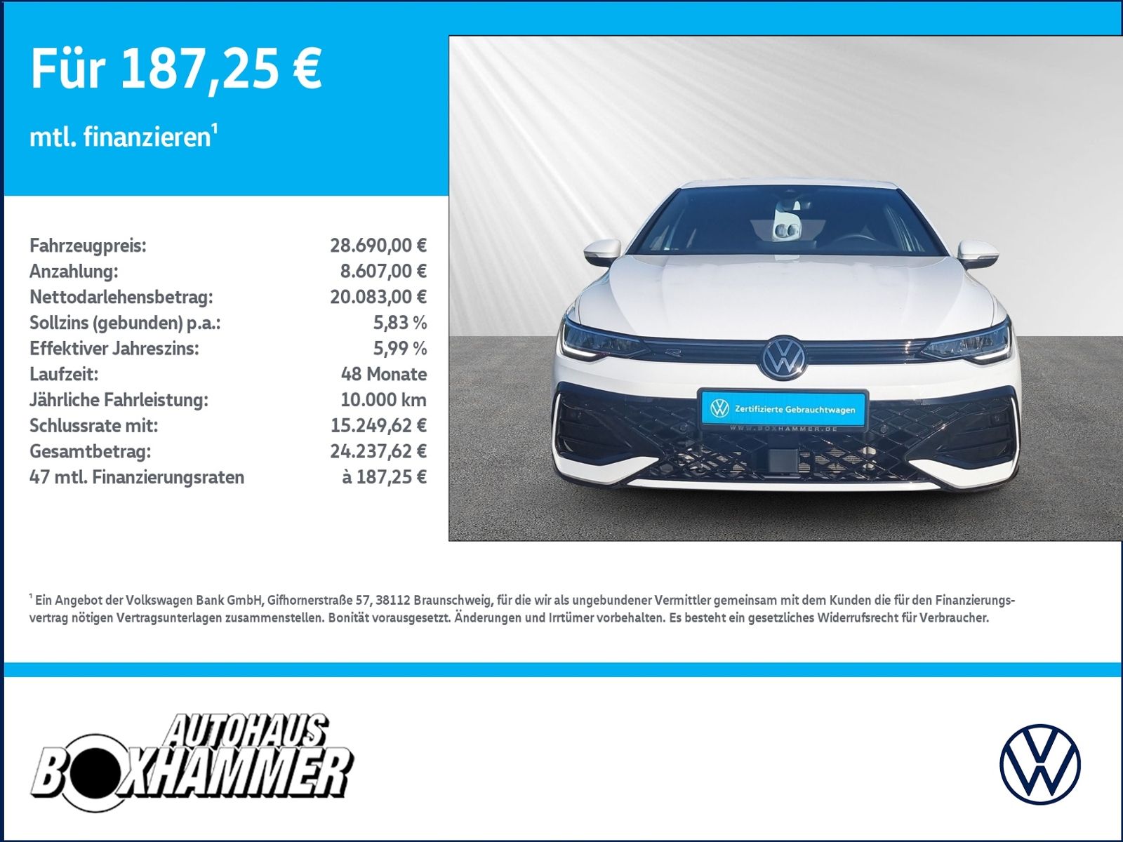 Volkswagen Golf VIII 1.5 TSI R-Line ACC RÜCK.KAM APP.CONNEC foto 3
