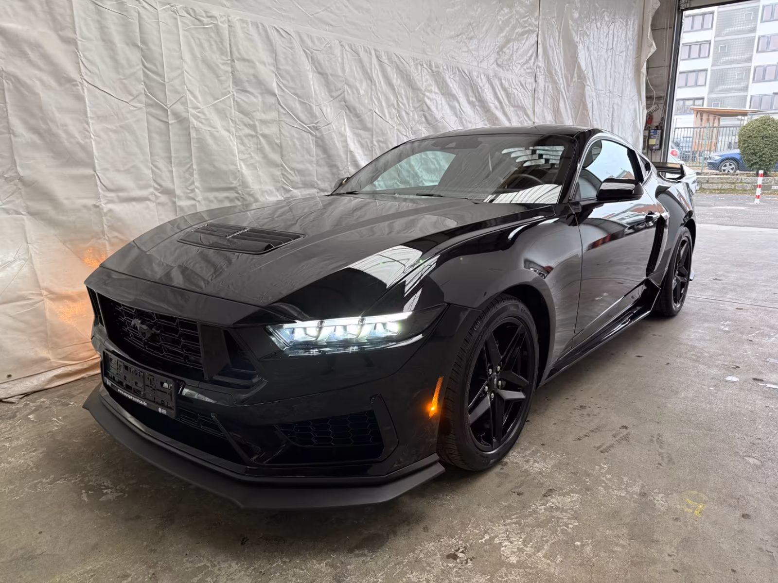 Ford Mustang 2.3 Leder CarPlay LED Digit Tach Kam B&O