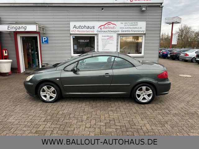 Peugeot 307 CC Cabrio*2.HAND*LEDER*KLIMA*AHK*TÜV 08-2025