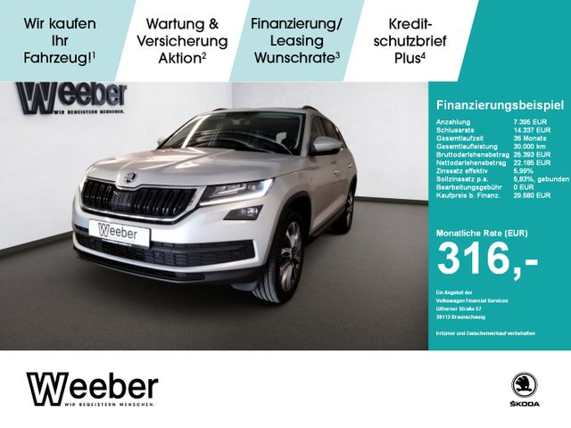 Skoda Kodiaq 2.0 TDI Clever Panodach Navi LED Kamera