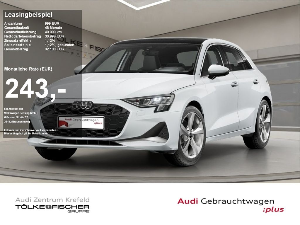 A3 30 Sportback 1.5 TFSI advanced ACC Kam. Navi