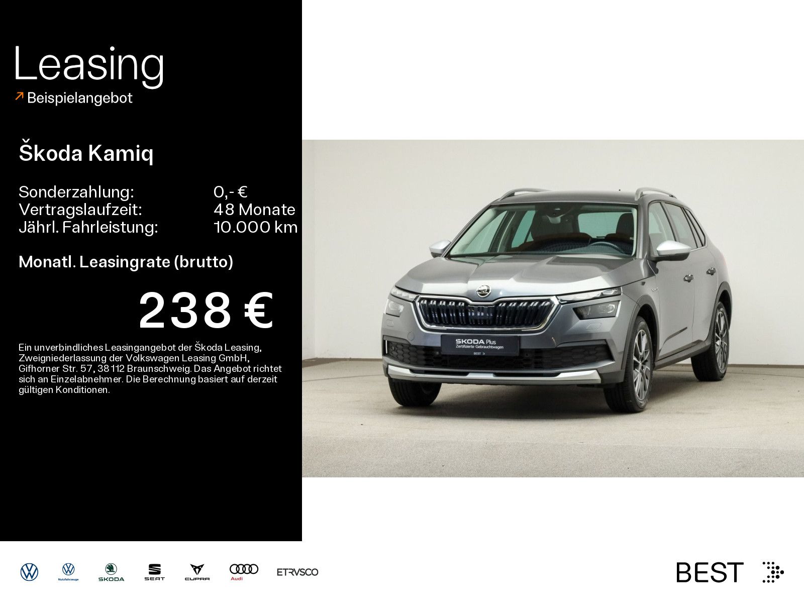 Skoda Kamiq 1.0 TSI DSG Scoutline*NAVI*AHK*LICHT&SICHT