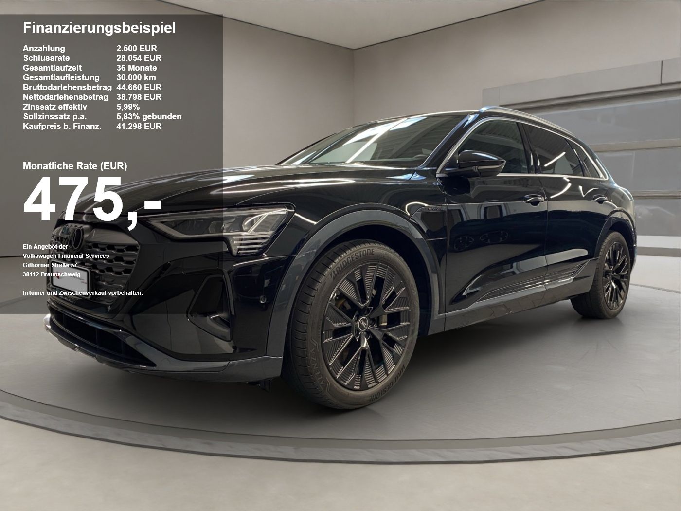 Audi Q8 e-tron 50 quattro advanced ACC AUT Kam. Leder