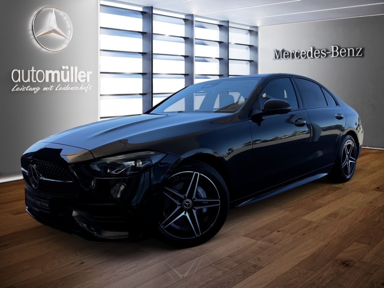 Fahrzeugabbildung Mercedes-Benz C 180 AMG+NIGHT+LENKRADHEIZ+AMBIENTE+KAMERA+