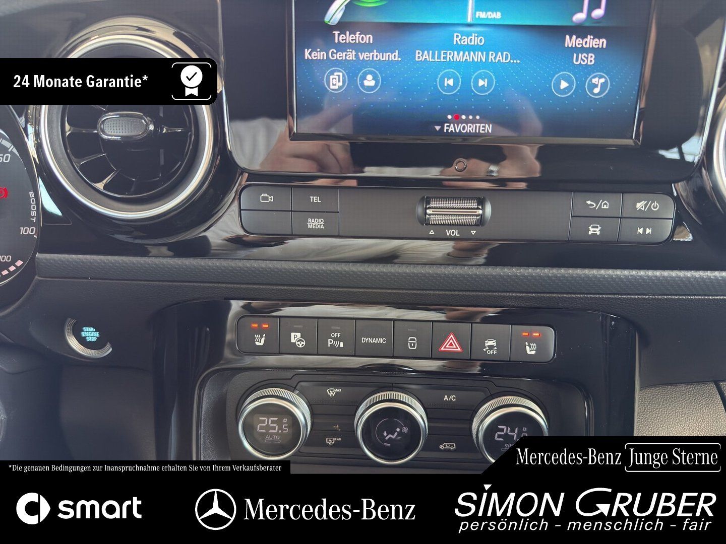 Fahrzeugabbildung Mercedes-Benz EQT 200 Power Ambi Kamera LED AHK AC22/DC75