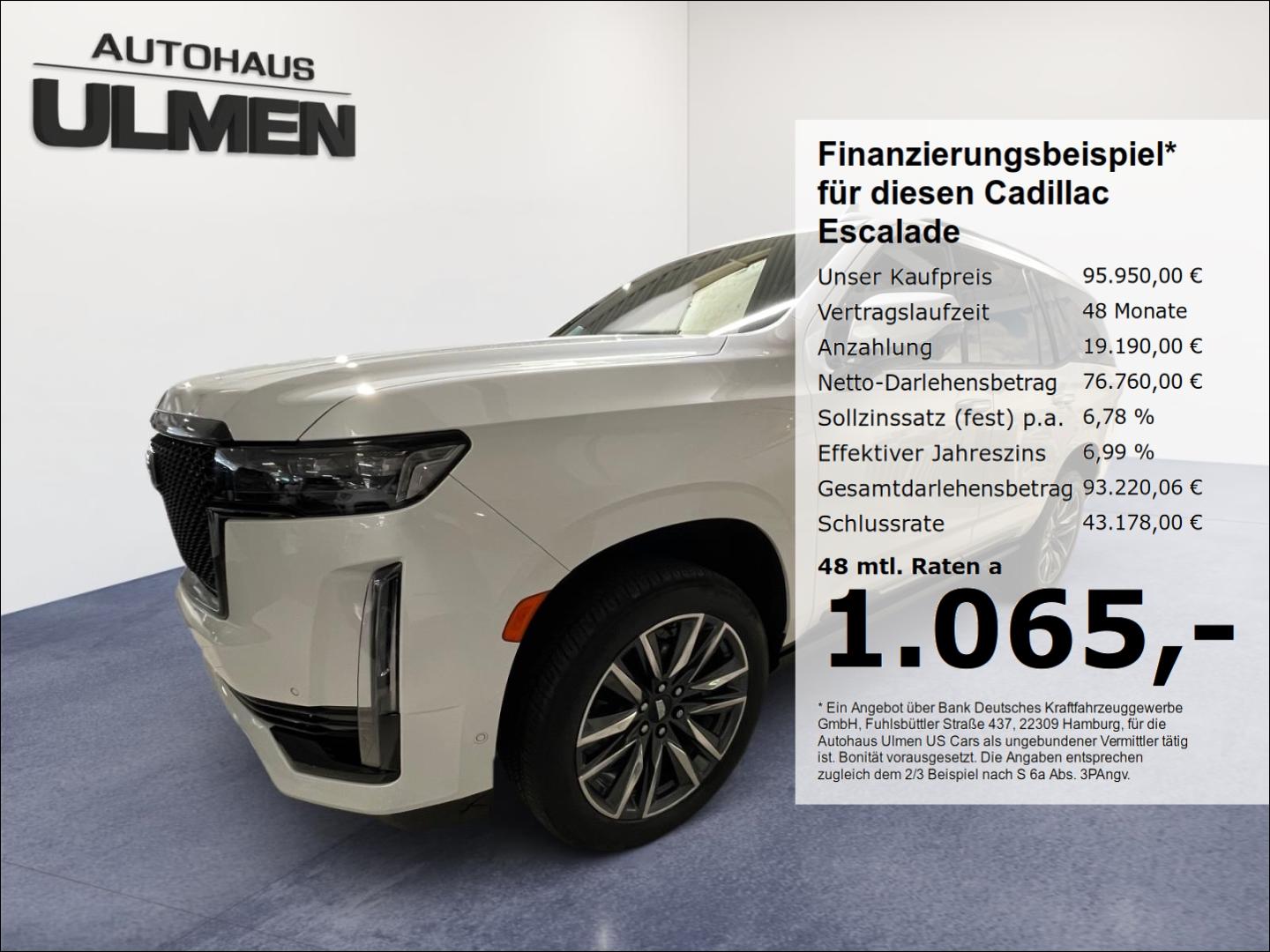 Cadillac Escalade 6.2 V8 4WD Sport Platinum AHK Nightvisi