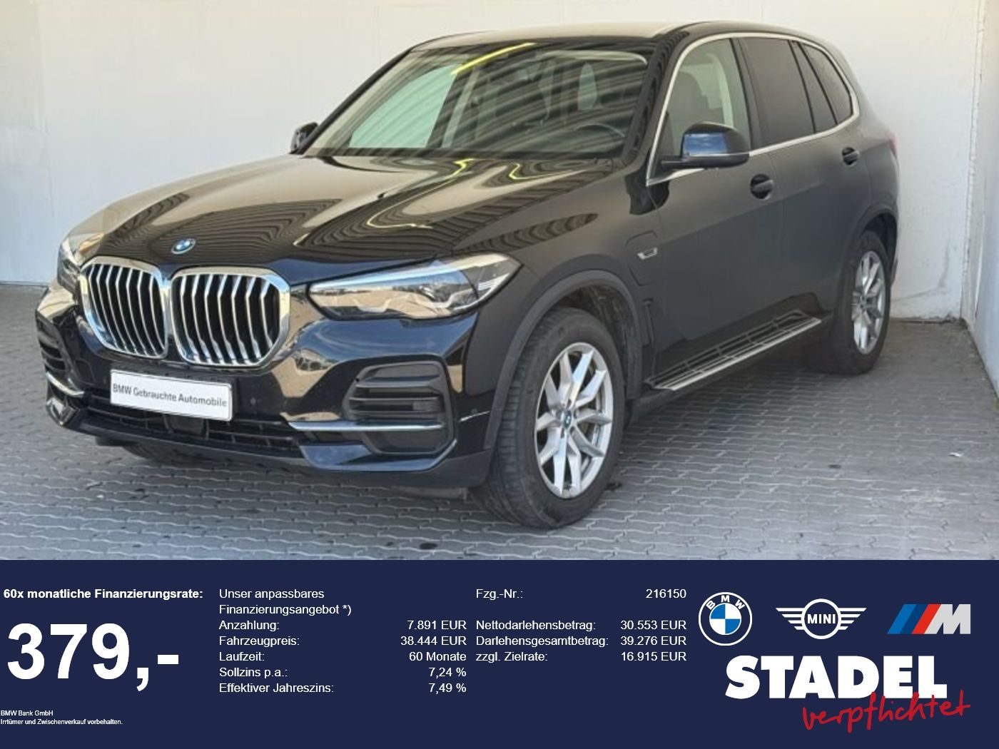 BMW X5 xDrive45e Navi.LED.2-Achs Luftfeder.AHK.RFK