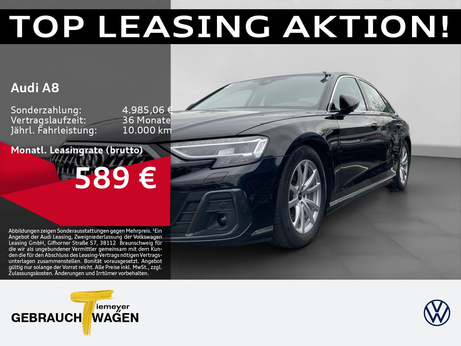 AUDI A8 50 TDI Q MATRIX KAMERA LEDER LM18