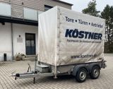 Unsinn Absenkanhänger GTAS 3530 Pritsche Plane - Unsinn LKWs