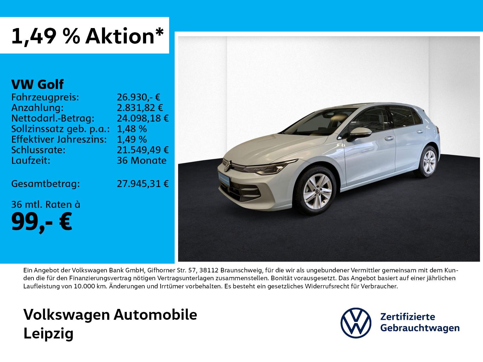Volkswagen Golf VIII 1.5 eTSI *ACC*Standh.*5J Garantie*360°