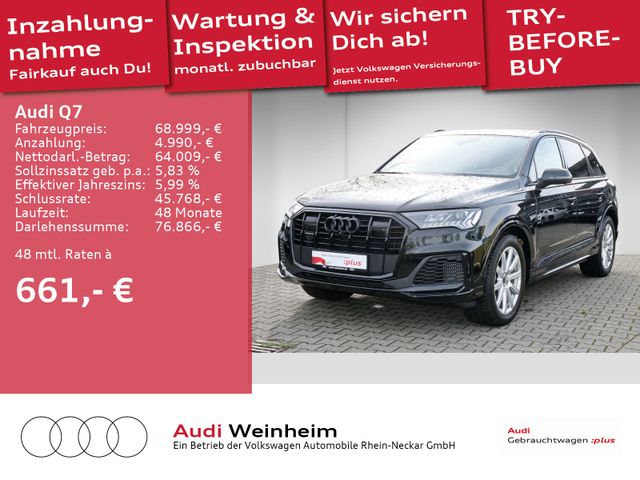 Audi Q7 55 V6 TFSI quattro S-line Black-Paket Matrix-