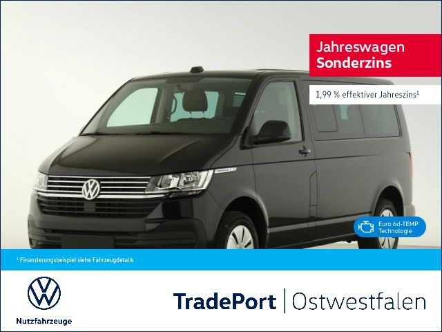 Ein Volkswagen T6 Caravelle der zum Leasing angeboten wird.