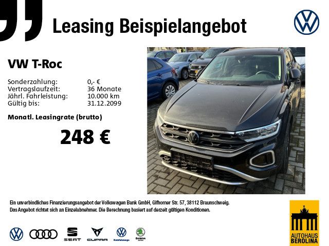 Volkswagen T-Roc 1.0 TSI Life *ACC*LED+*R-CAM*SHZ*