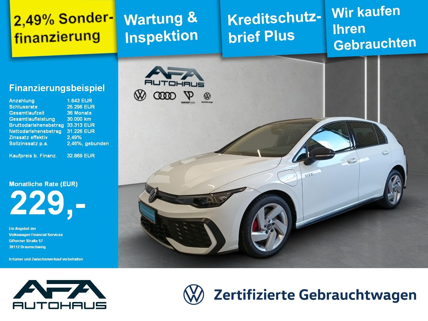 Volkswagen Golf VIII GTE 1.5 TSI DSG Matrix*Navi*ACC*RFK