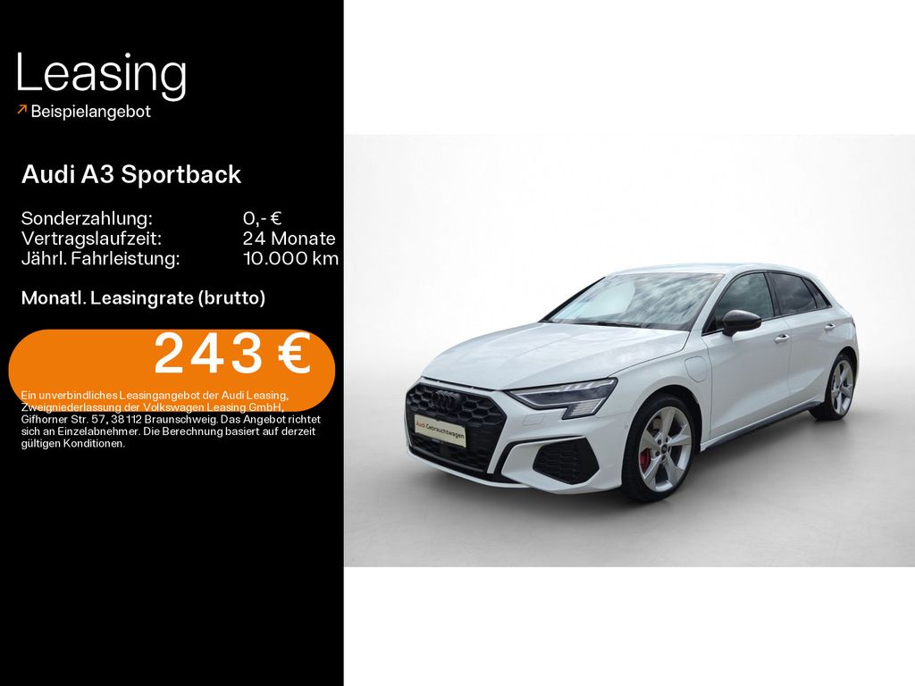 Audi A3 Sportback 45 TFSI e S line*Navi*Matrix*B&O*Vi