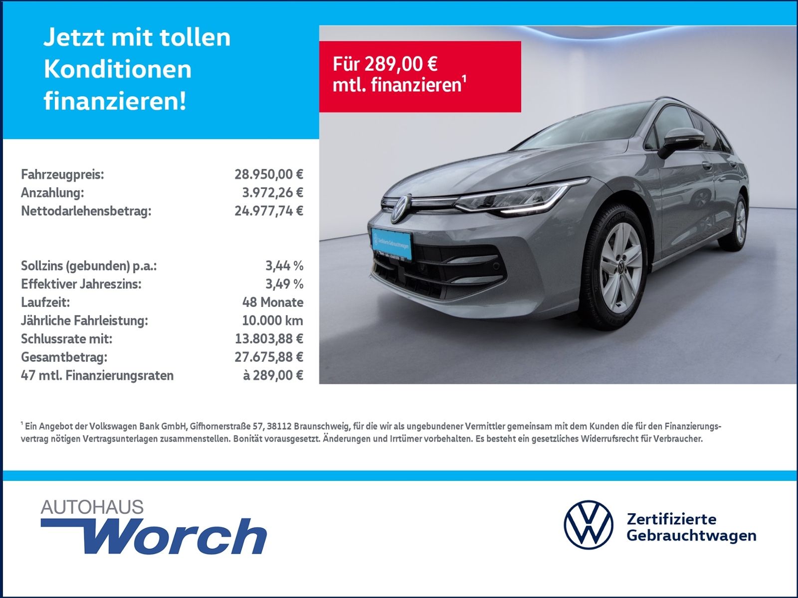 Golf VIII Variant 2.0TDI DSG Life KAMERA+LED+AHK