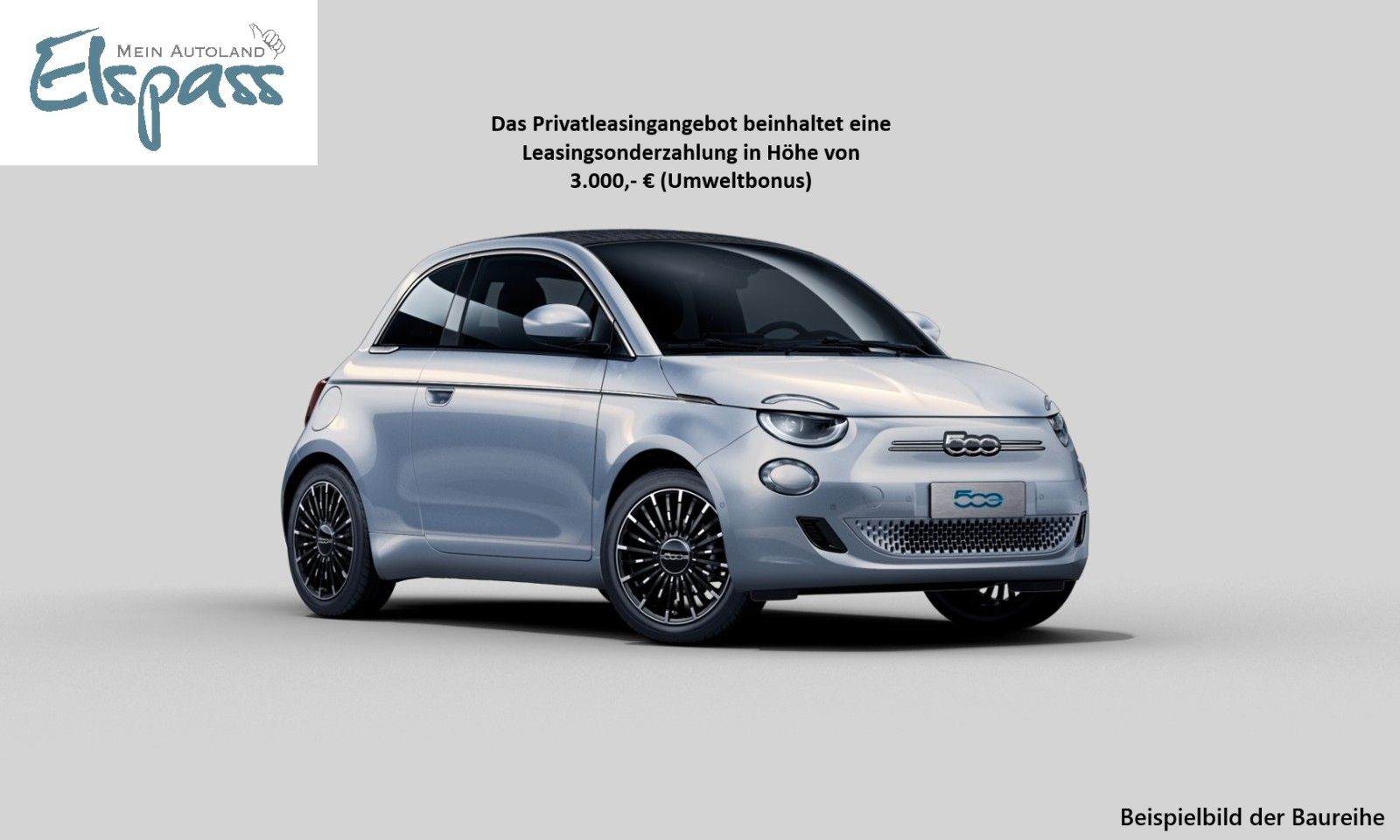 Fiat 500e Cabrio La Prima große Batterie (42 kWh) LED