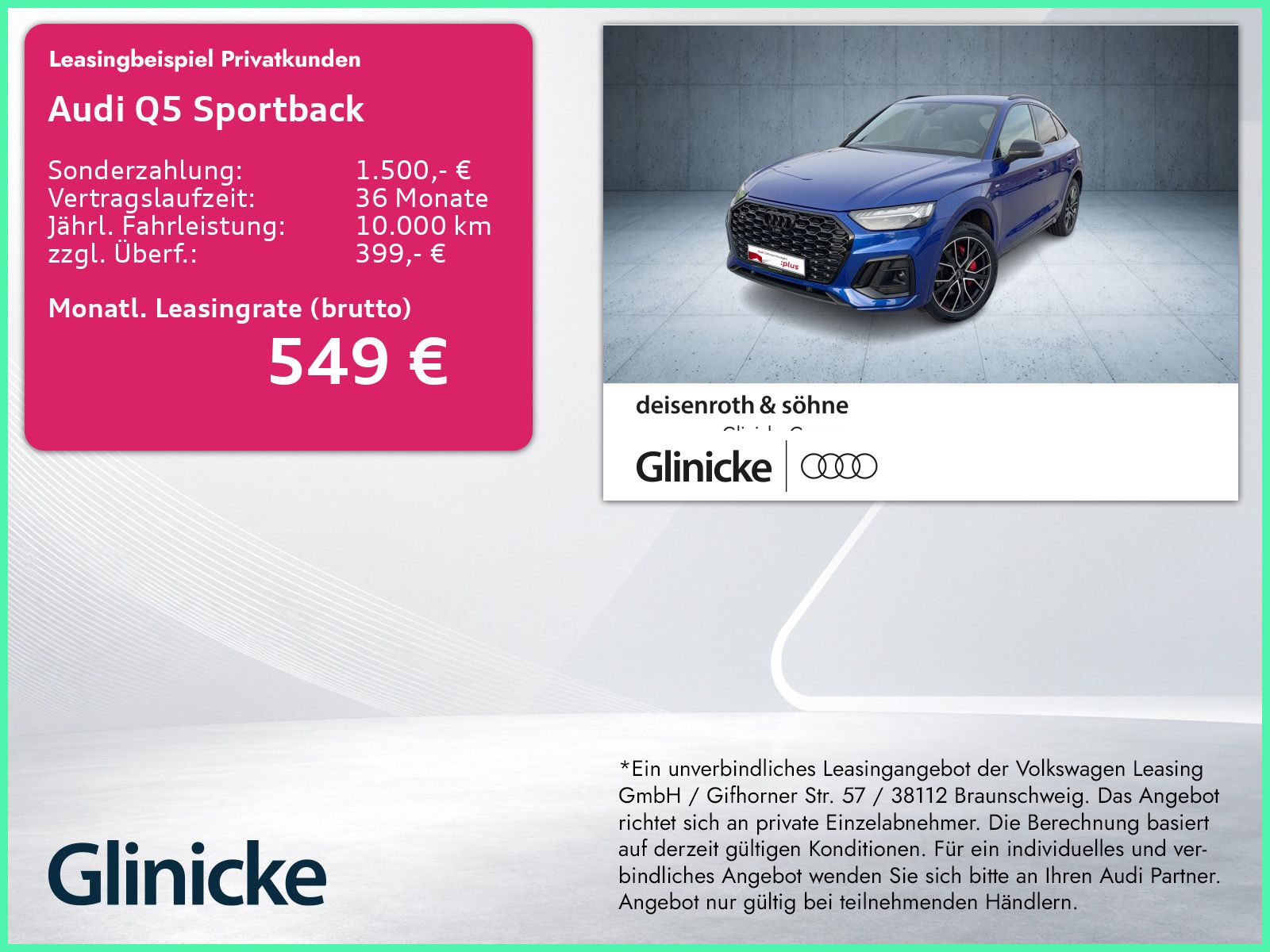 Audi Q5 Sportback TFSI e S line 50 TFSI e edOne/Matri
