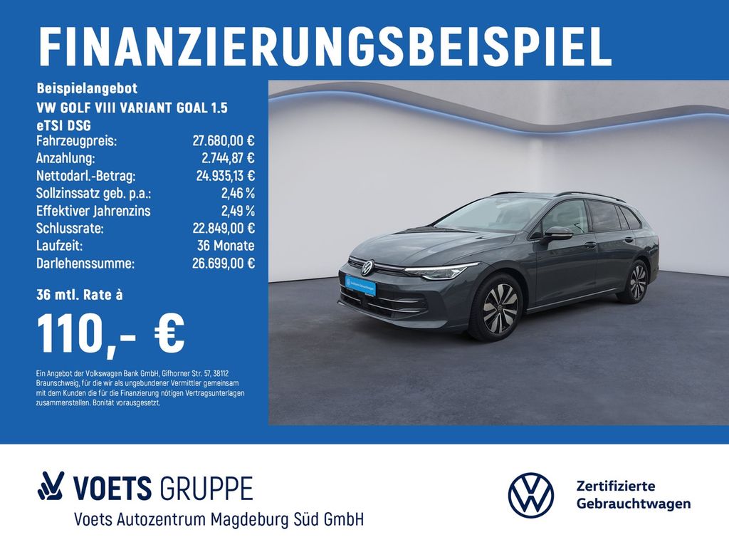 GOLF VIII VARIANT GOAL 1.5 eTSI DSG LED PLUS+AHK