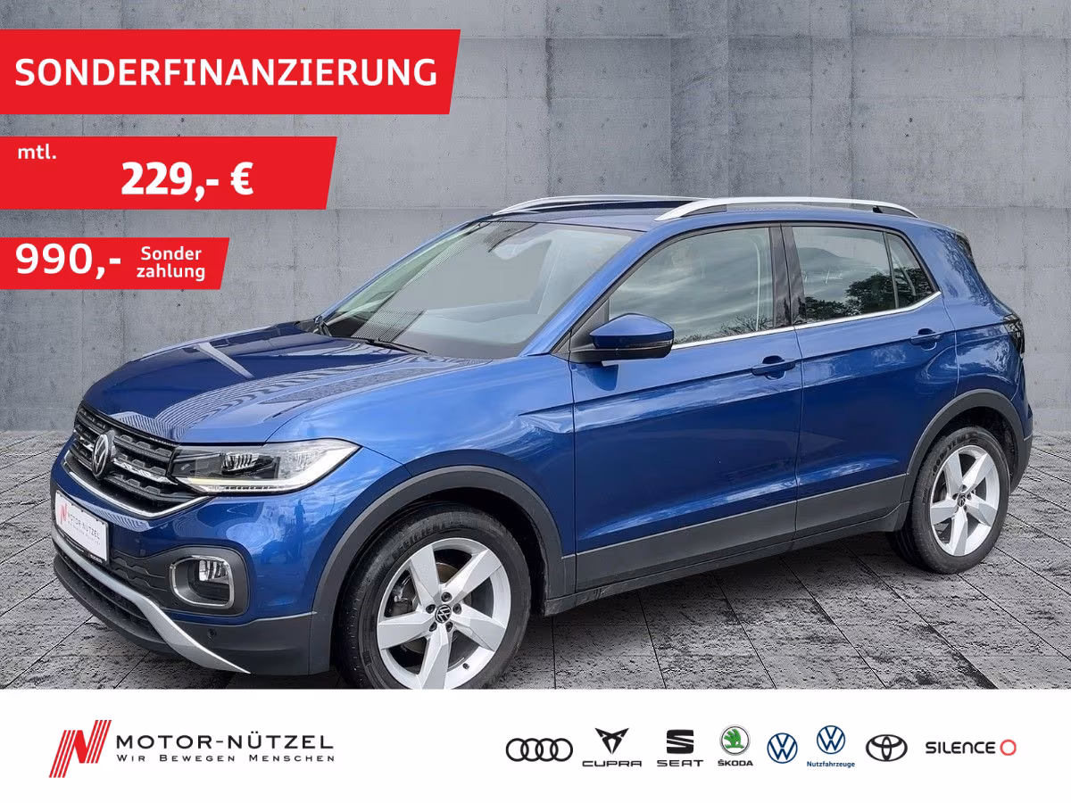 Volkswagen T-Cross 1.0TSI STYLE LED+NAV+ACC+SHZ+PDC+AHK+DAB