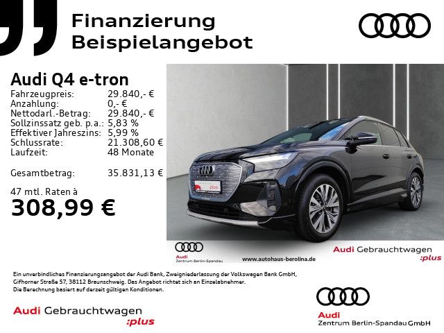 Vorschaubild: AUDI Q4 e-tron 40 Adv. *GRA*NAV+*PDC+*LED*Virt.C*SHZ* (Fahrzeug-Nr. A06382)