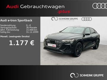 Audi Leasingangebot: Audi e-tron Sportback S line 55 quattro Black Edition