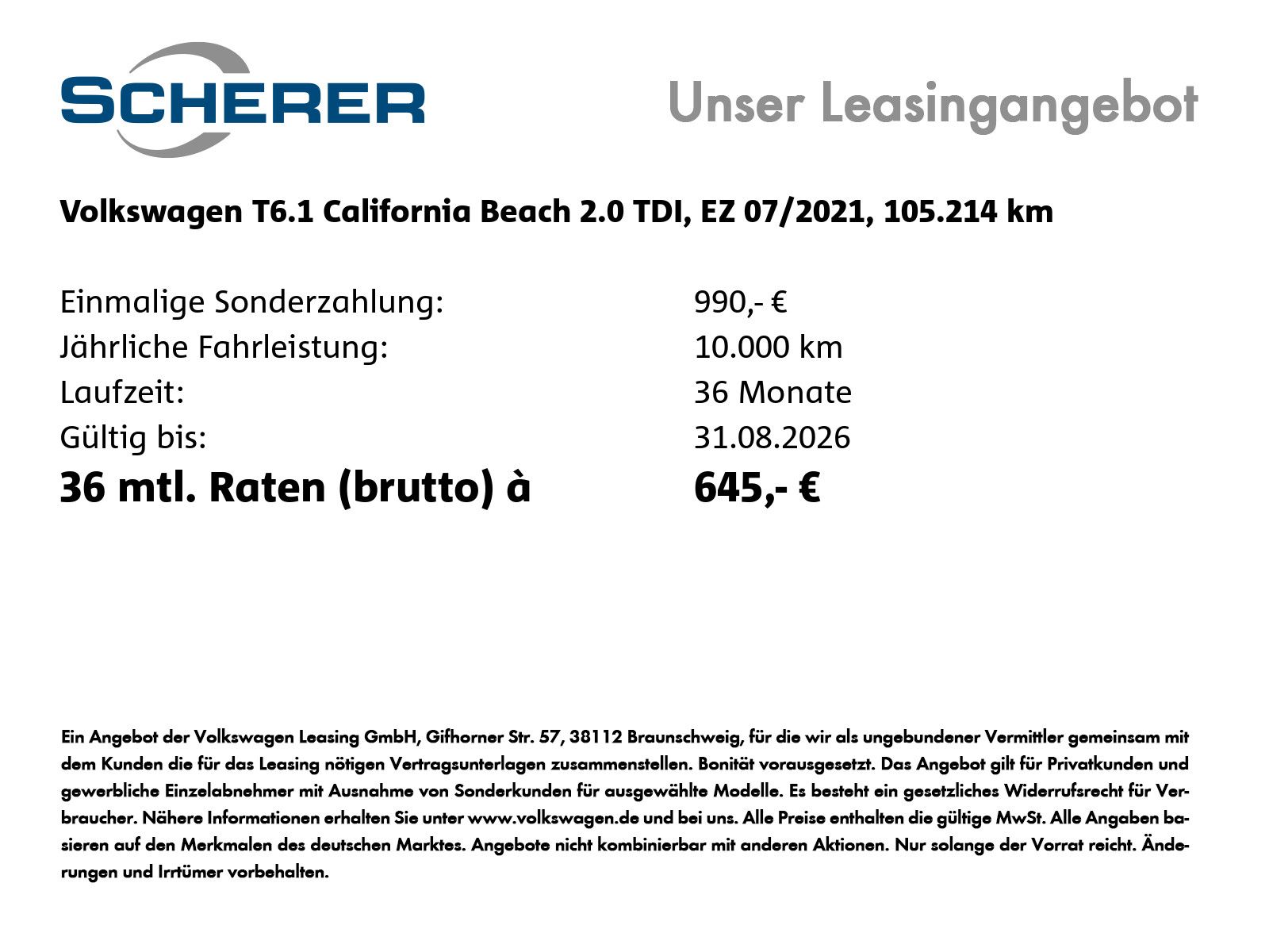 Volkswagen T6 California - Bild 2