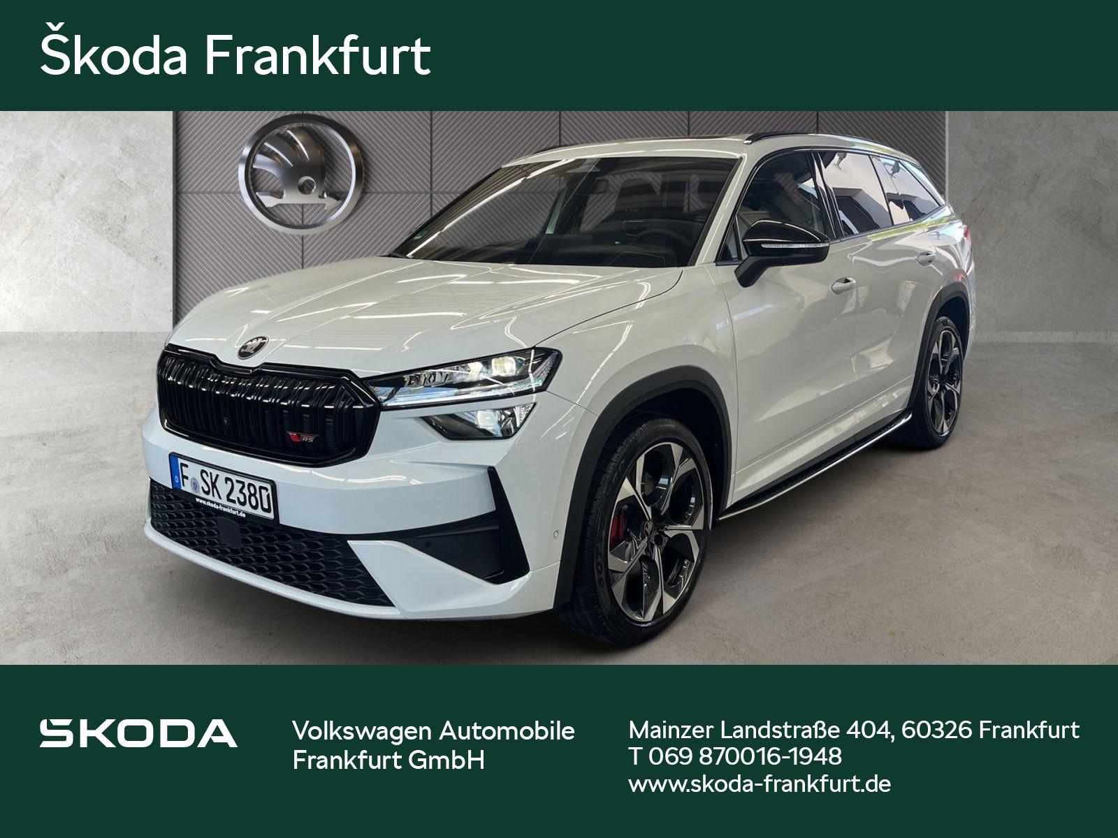 Skoda Kodiaq RS 2,0 TSI 195 kW 7-Gang-DSG 4x4 zzgl. 1.