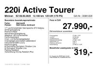 BMW 220 Active Tourer - Vorschau Bild 5