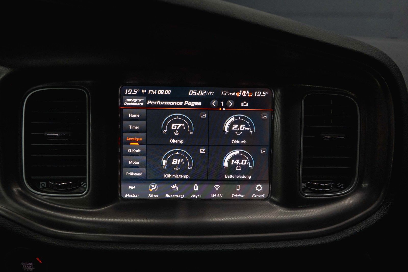 Fahrzeugabbildung Dodge Charger 6.4 V8 SRT 392 SCAT PACK Performance LED