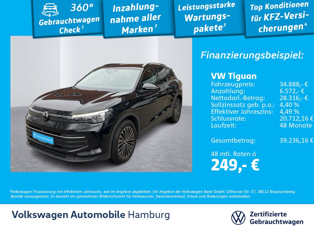 Tiguan 1,5 eTSI Life DSG LED AHK LED Navi ACC