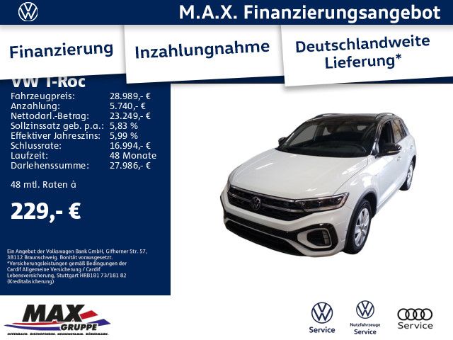 T-Roc 1.5 TSI R-LINE BLACK STYLE STANDHZG+KAMERA