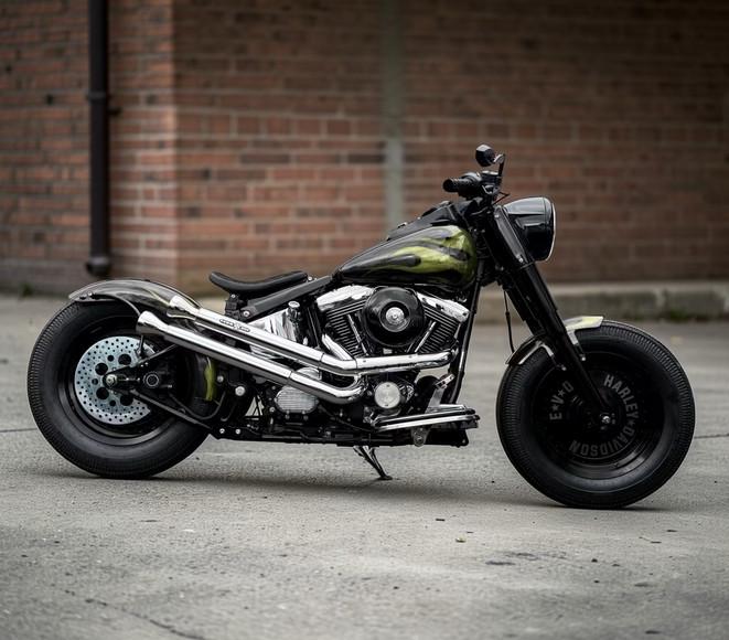 Harley-Davidson Heritage EVO Bobber / VOLLUMBAU