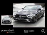 Mercedes-Benz E 300 de 4M AMG  Pano+AHK+360°+Distr.+19"+MuBeam - Mercedes-Benz E 300 Hybrid (Diesel/Elektro): Grau, Vollleder, Limousine