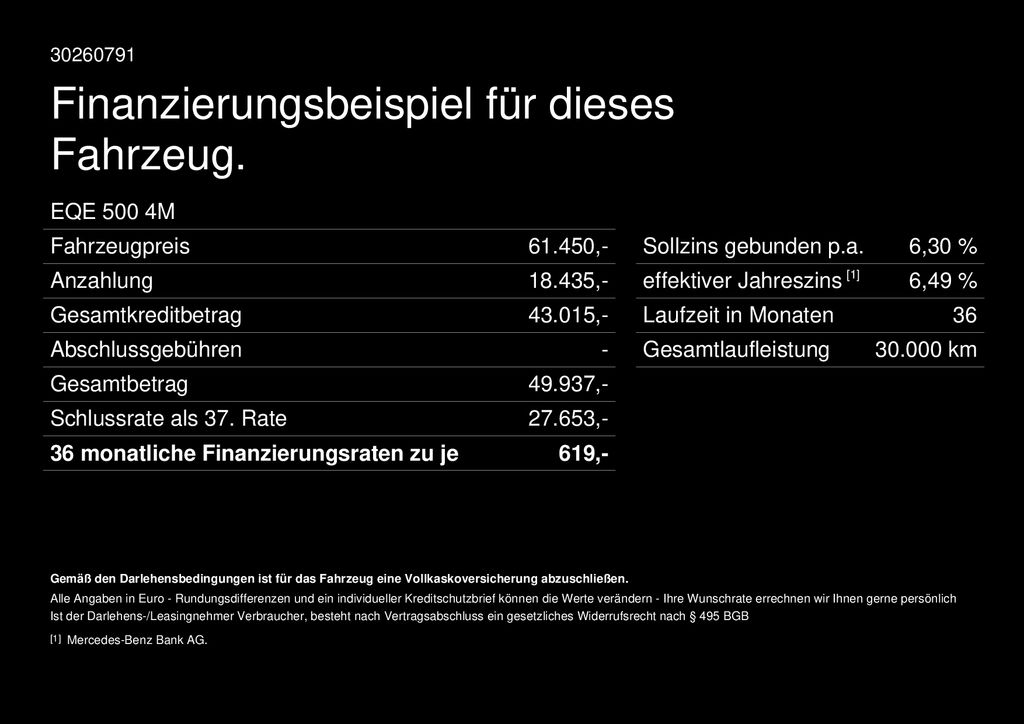 Fahrzeugabbildung Mercedes-Benz EQE 500 4M AMG Premium+ Nappa Hyper Pano Md 2025
