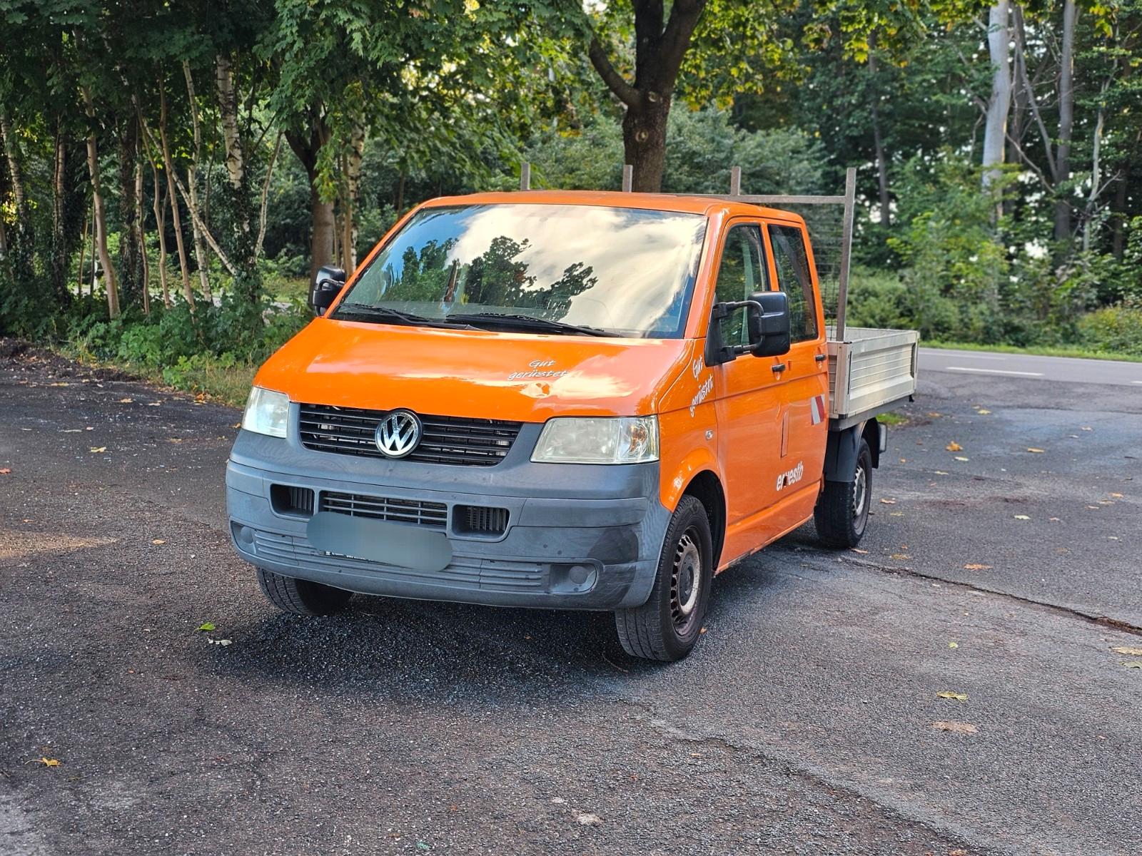 Volkswagen T5 Transporter 1.9 TDI Pritsche DoKa* Klima
