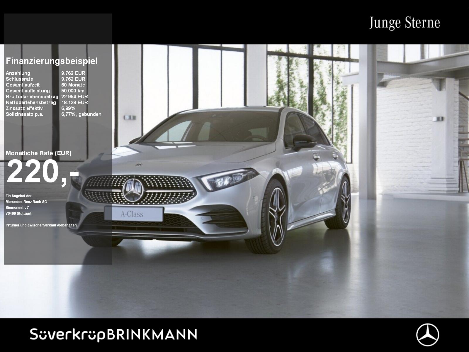 Mercedes-Benz A 250 e AMG NIGHT DISTR KAMERA SPUR PDC SHZ