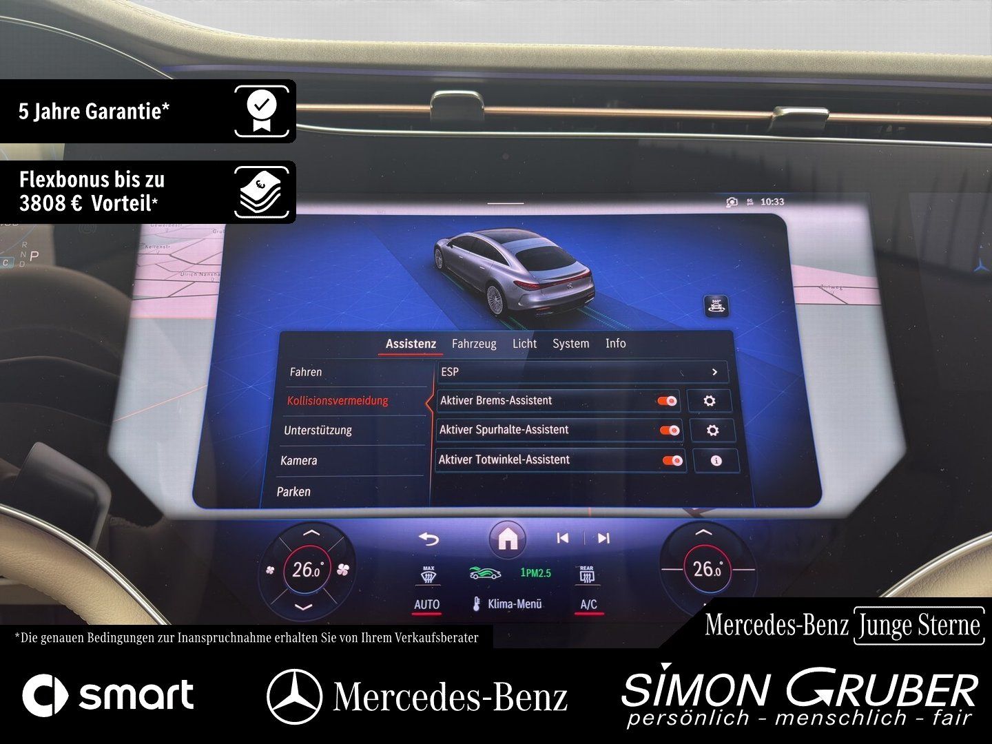 Fahrzeugabbildung Mercedes-Benz EQS 580 4M magno Massage HUD HAL ex Pressewagen!