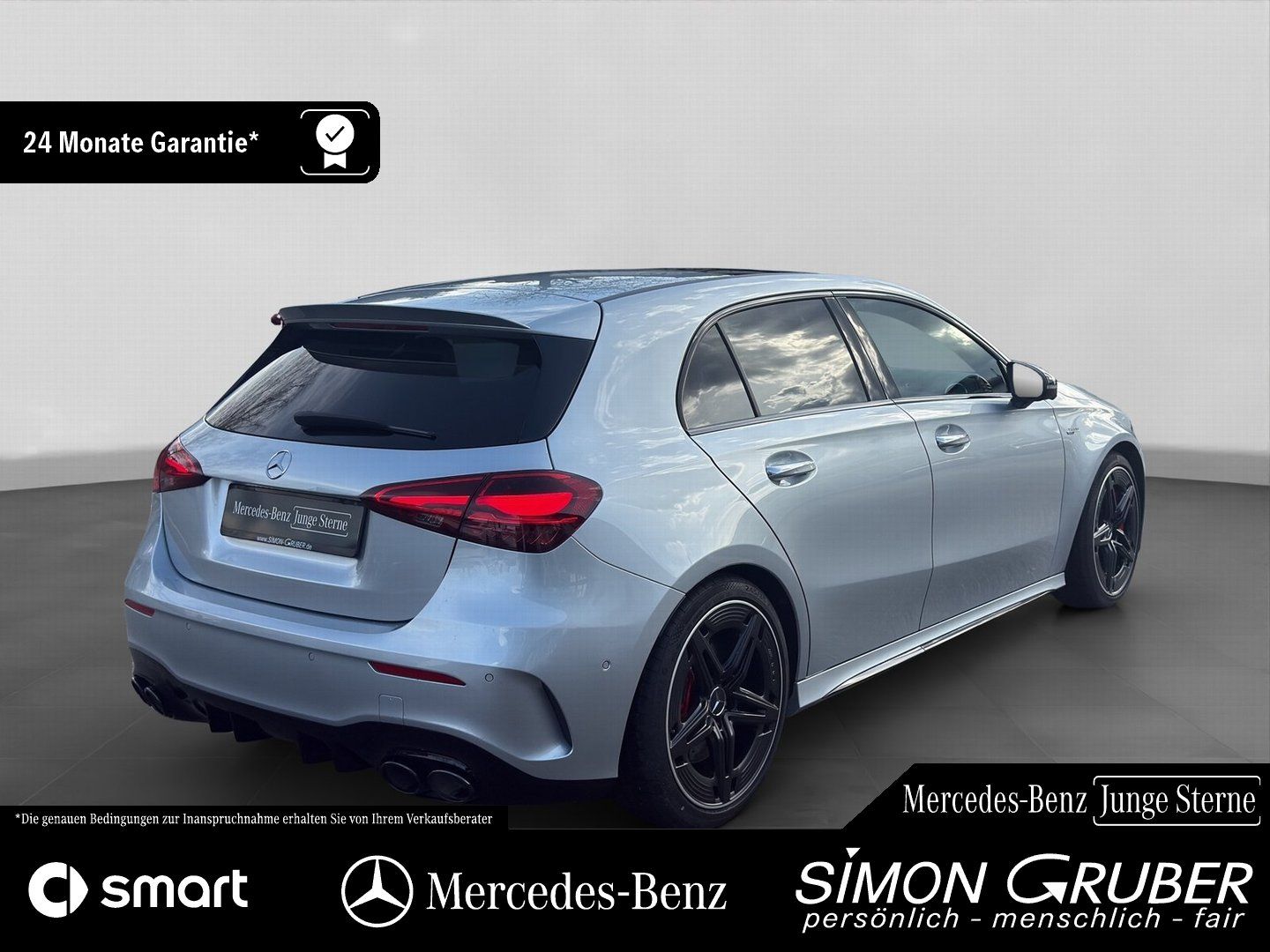 Fahrzeugabbildung Mercedes-Benz A 45 S 4M AMG Night Pano Burm HUD MBeam 360 Memo